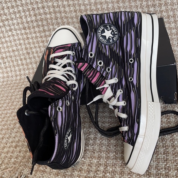 Converse Chuck 70 Hi Lavender Frost/Egret/Black MEN`S - Picture 15 of 16